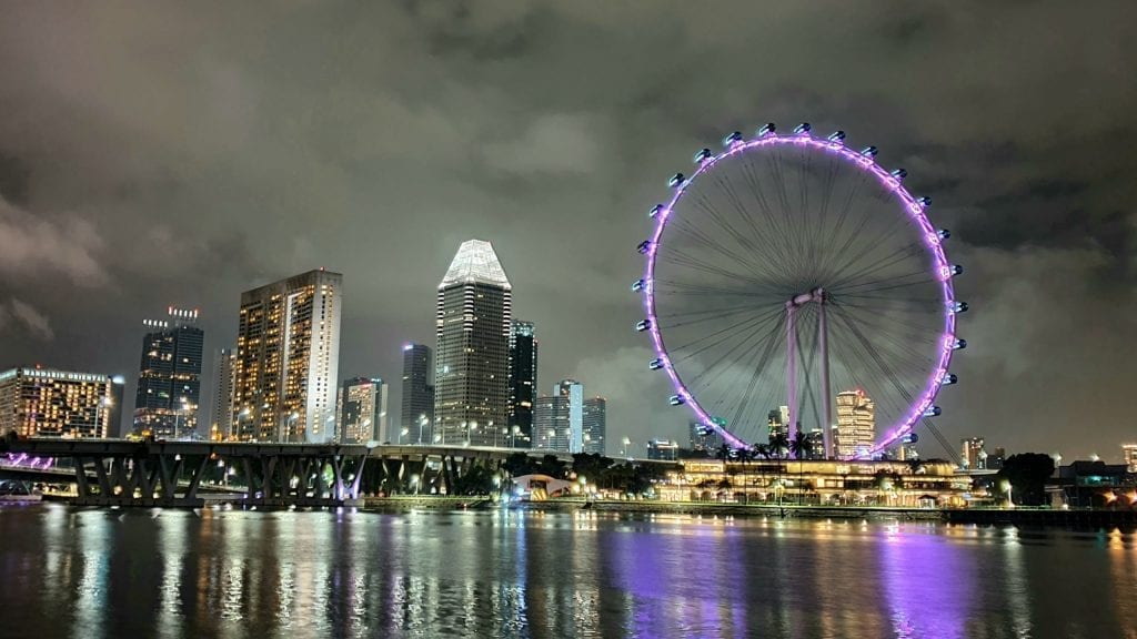 Singapore Flyer - Singapore night attractions photos