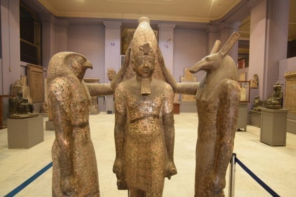 Horus, Set and Ramses in Egyptian Museum