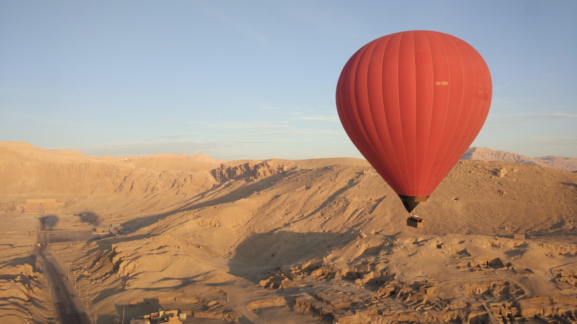 Hot Air Balloon in the Valley of the Kings
