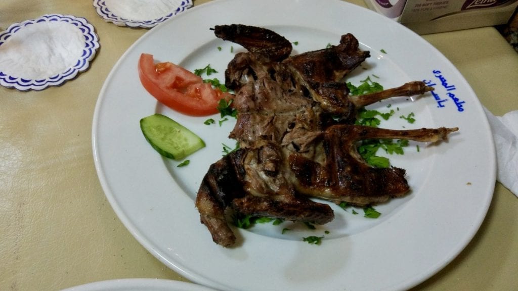 Food in El Masry, Aswan was fabulous. 