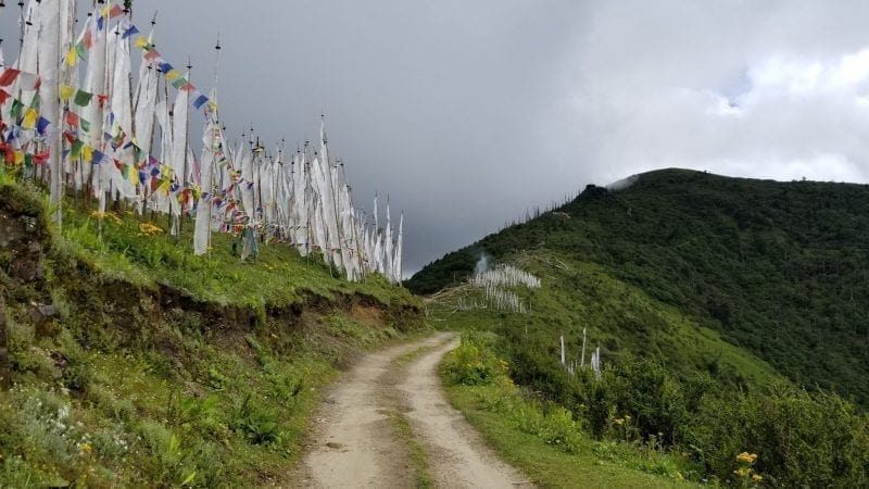 Prayer flag in Bhutan