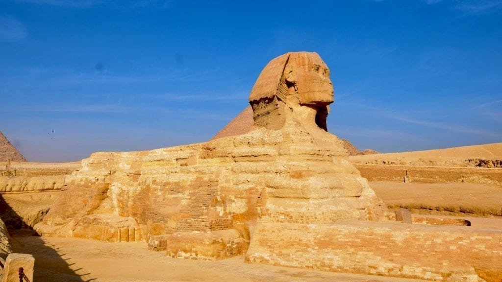 Sphinx in Giza. 