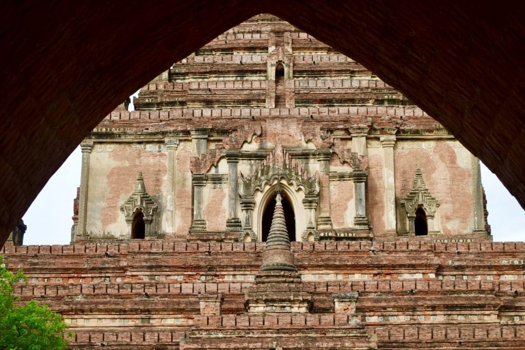 Close look at Sulamani Temple, Bagan