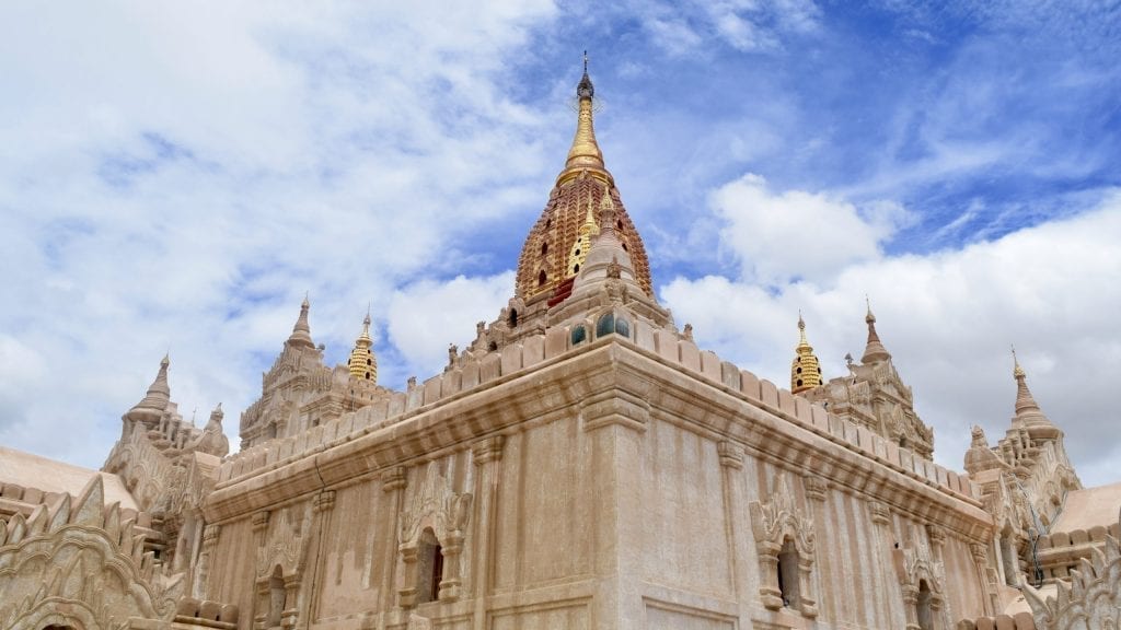 Ananda temple is one of the most beautiful pagodas in Bagan. 