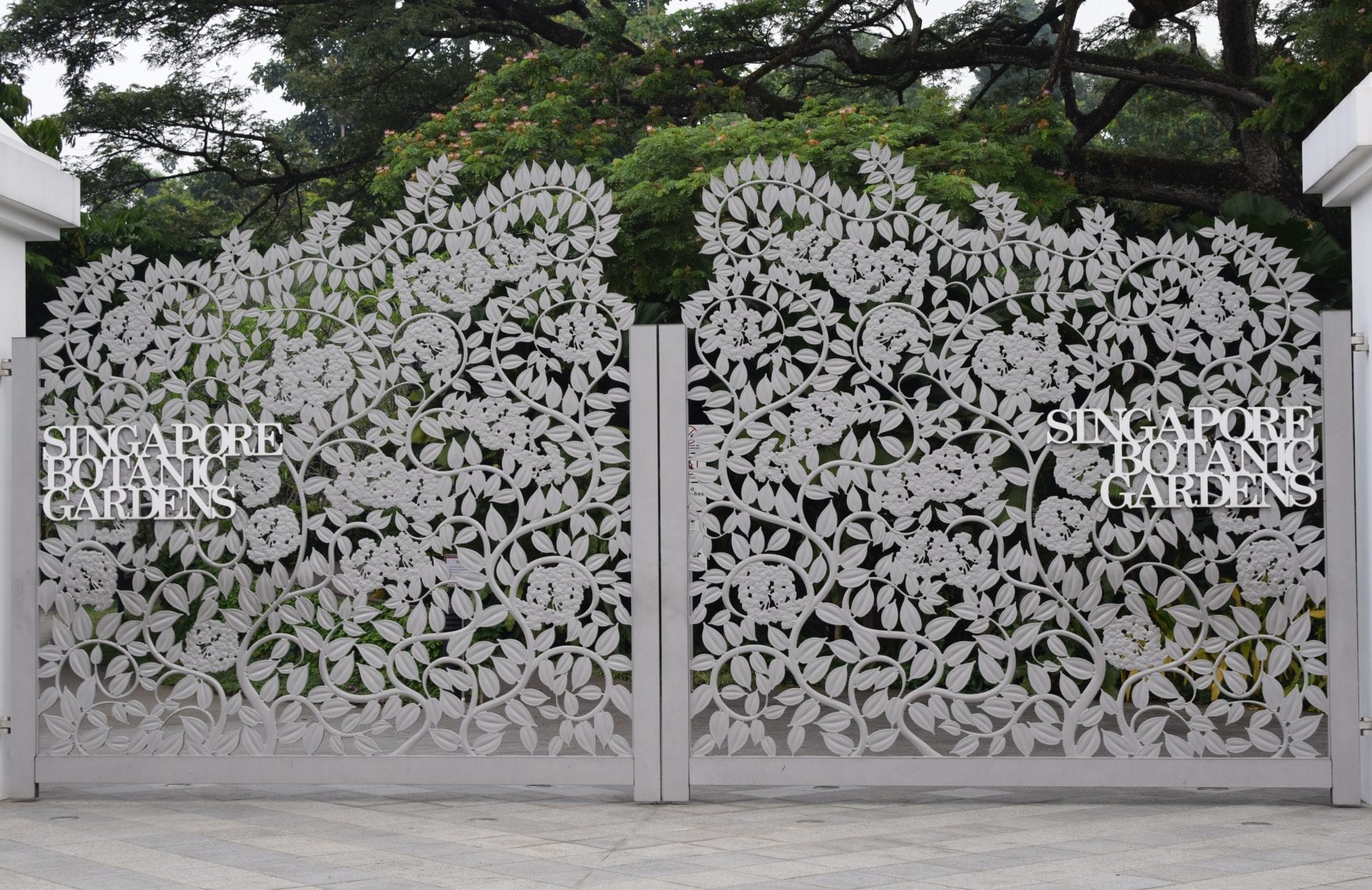 Entry Gate of Singapore Botanic Gardens