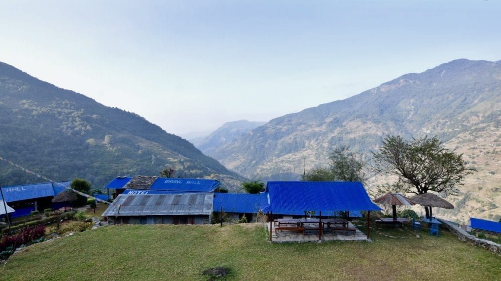 It's a village named Tolka in Nepal during Annapurna Base Camp Trek. 