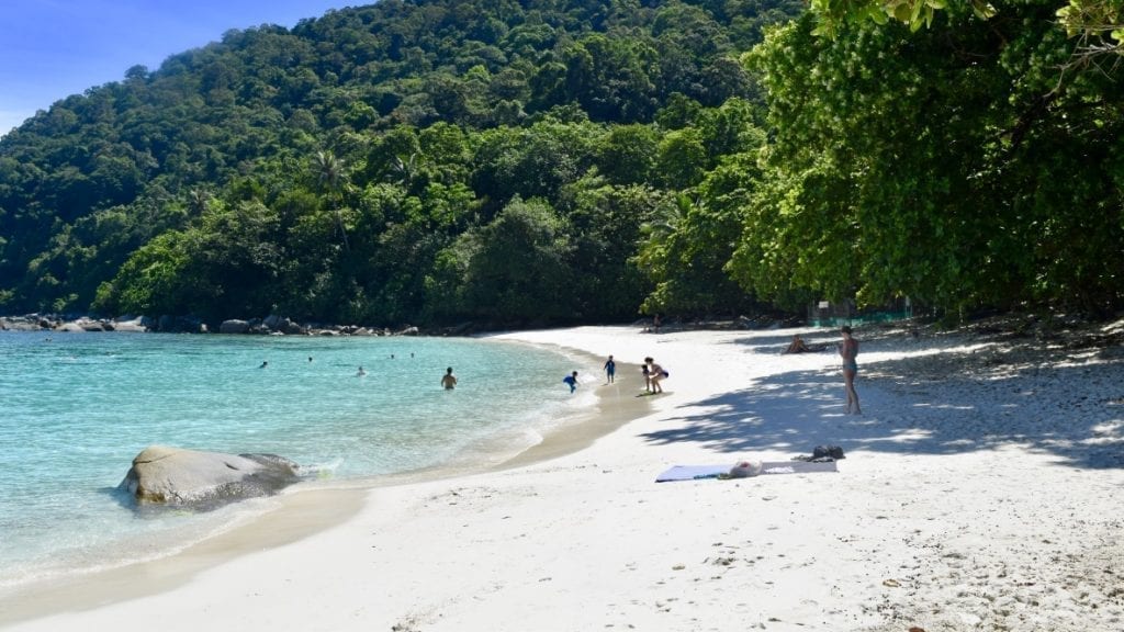 Visiting turtle beach is a top thing to do in Perhentian islands. 