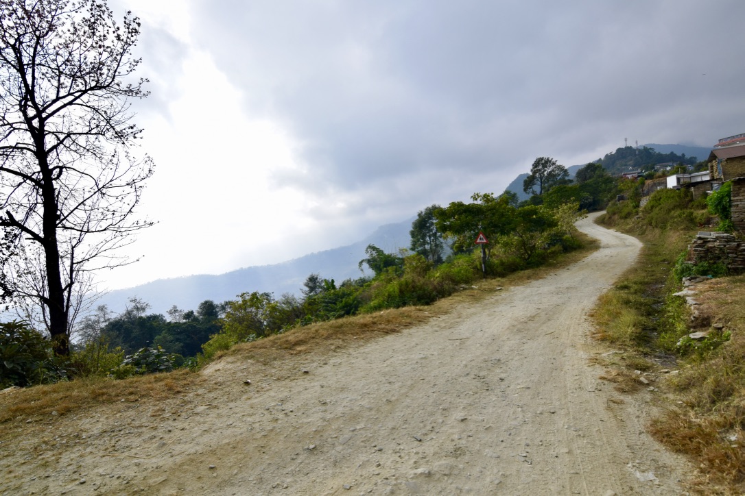 Village road in Nepal