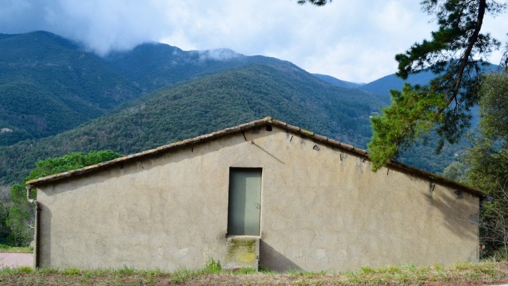 An interesting house in Montseny. 