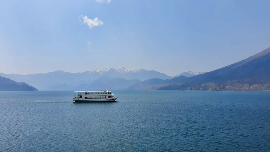 Boat ride in Lake Chuzenji