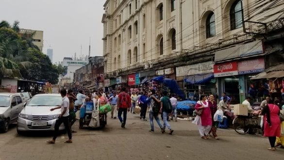 Chowringhee Street in Kolkata