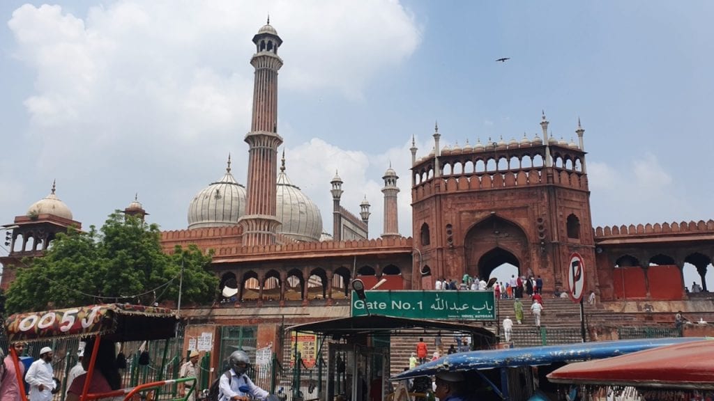 Delhi Jama mosque area is vibrant and should be on your list of 2 days in Delhi. 