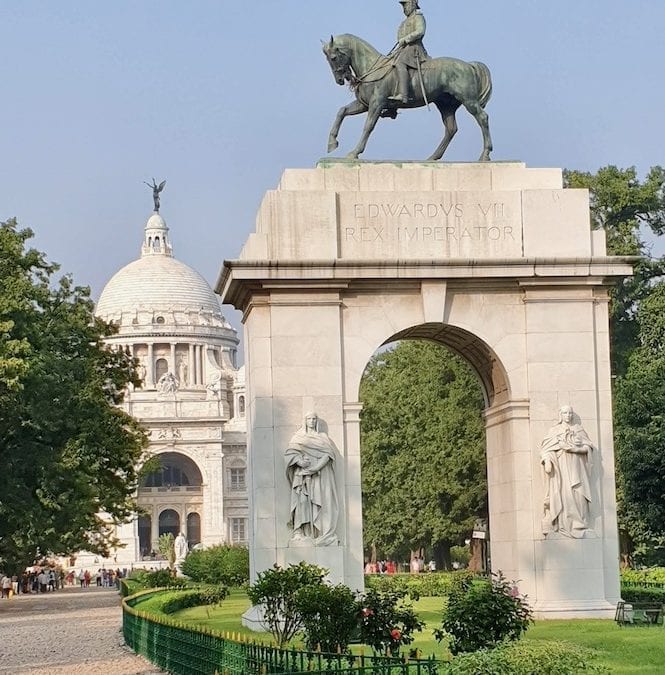 Entrance to the Victoria Memorial in Kolkata