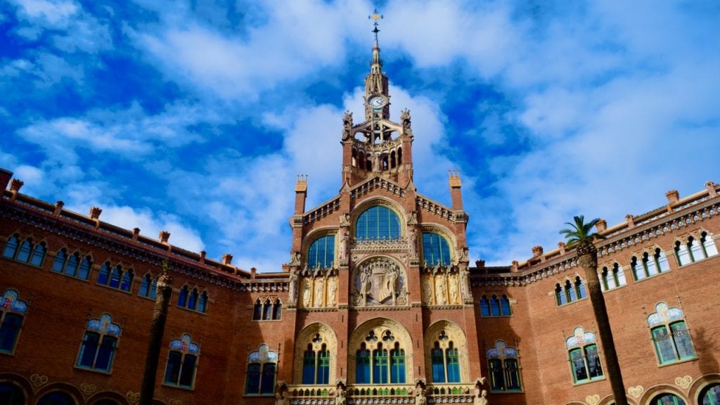 Hospital de Sant Pau in Barcelona in a UNESCO World Heritage Site. 