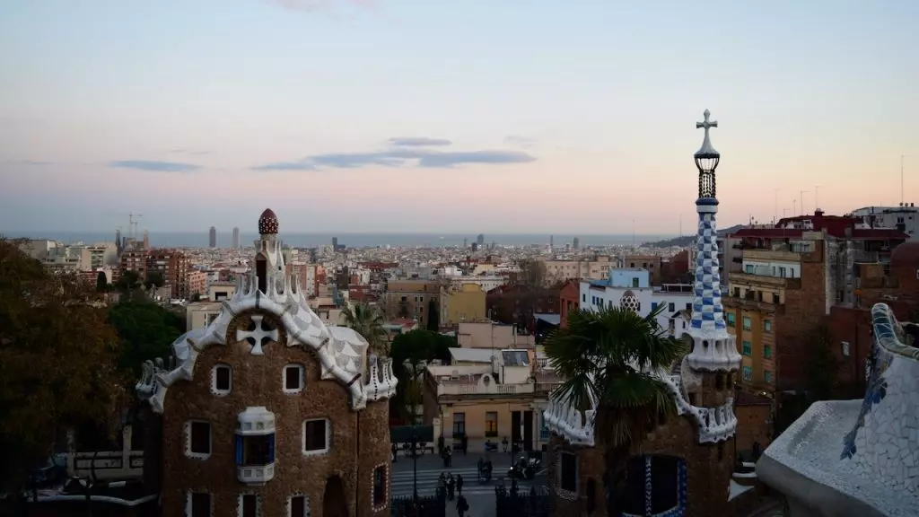 Park Guell is a top tourist destination in Barcelona. 