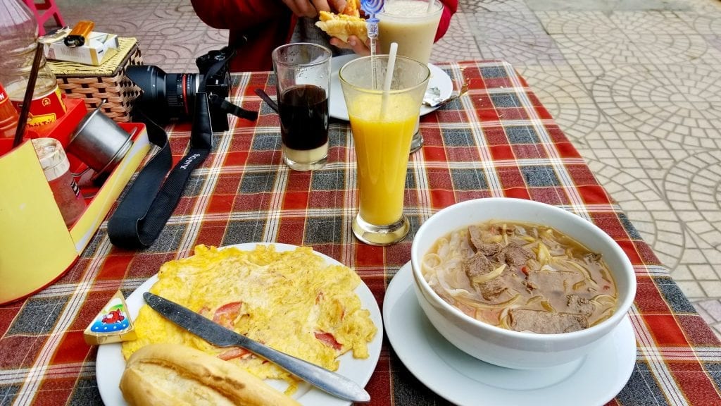 Breakfast in Cat Ba island