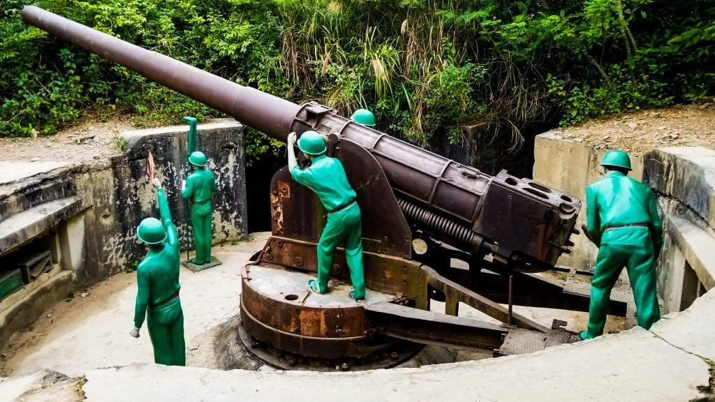 Cannon in Cat Ba Island