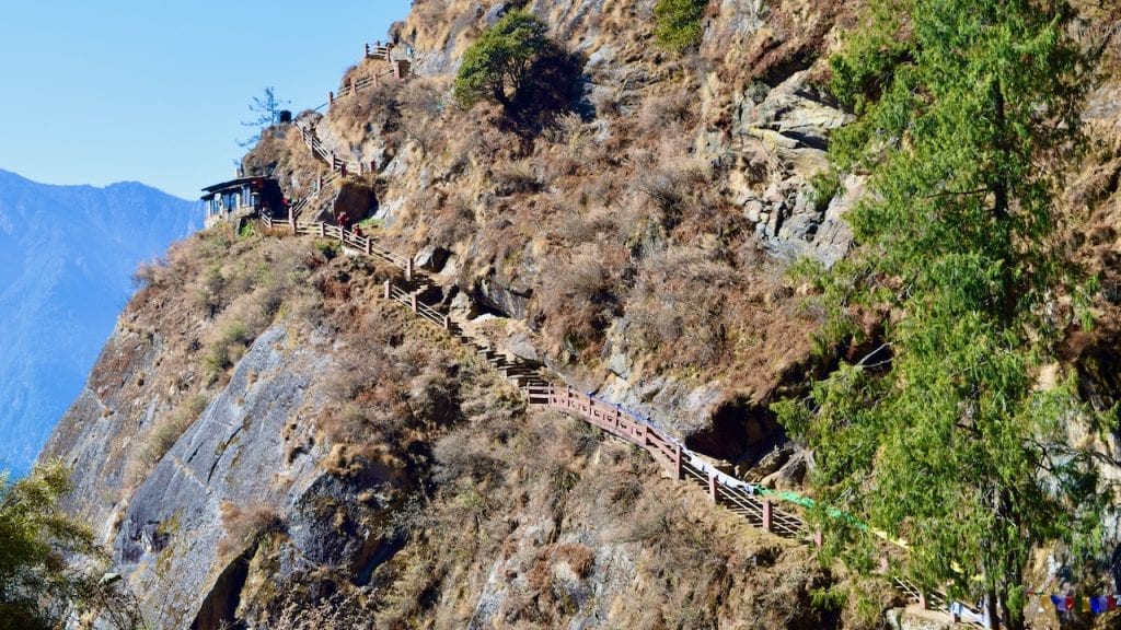 Just before the end of Tiger's nest trek. 