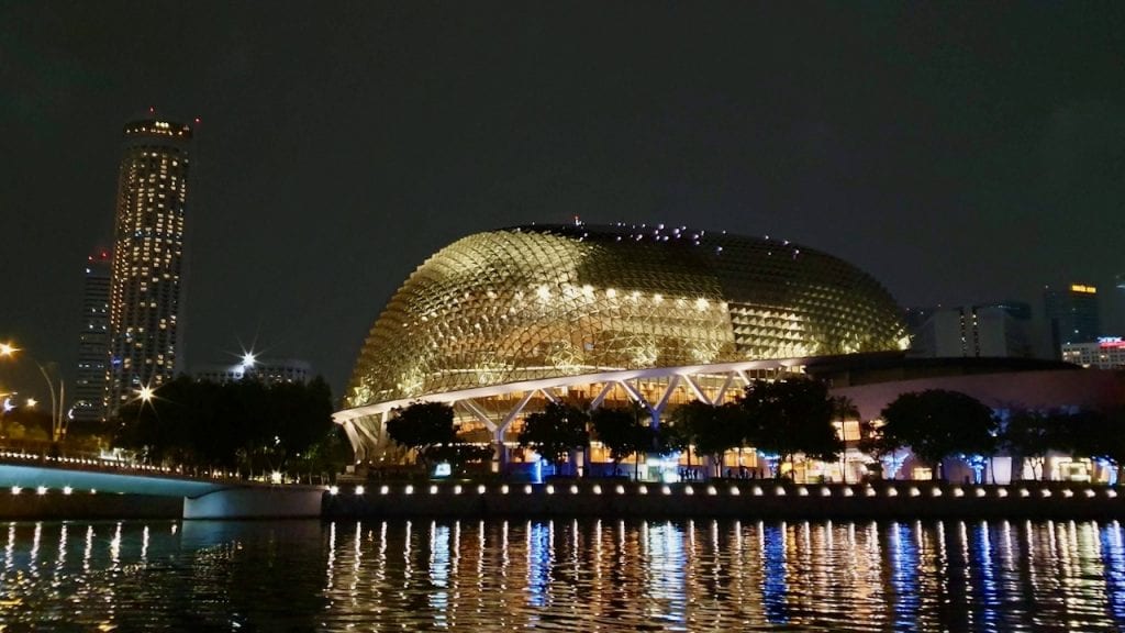 Esplanade or the theatres on the bay is an iconic architecture in Singapore. 