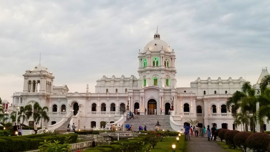 Closer look at the Ujjayanta Palace in Agartala which is a top things to do in Agartala. 