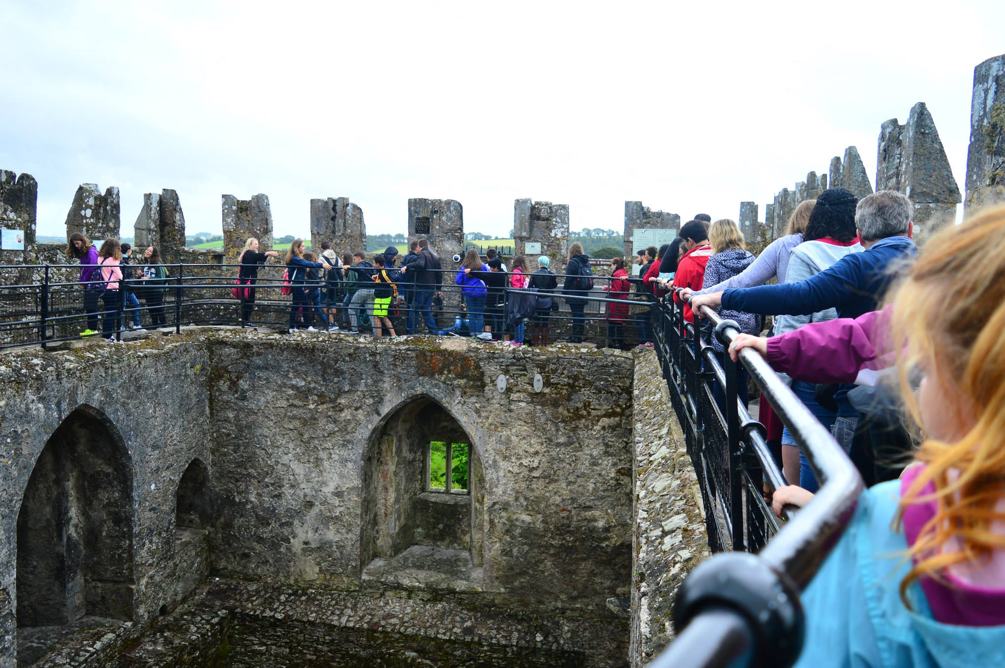 Kissing the Blarney Stone - A Walk in the World - Blarney Castle in Cork