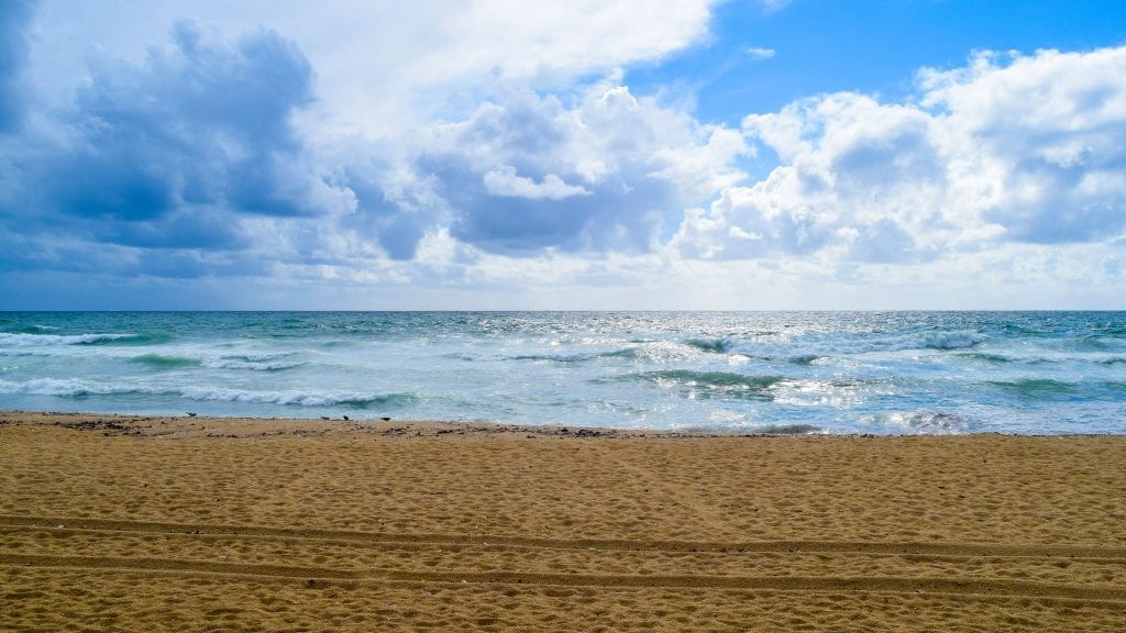 You will find beach towns like this near Barcelona. 