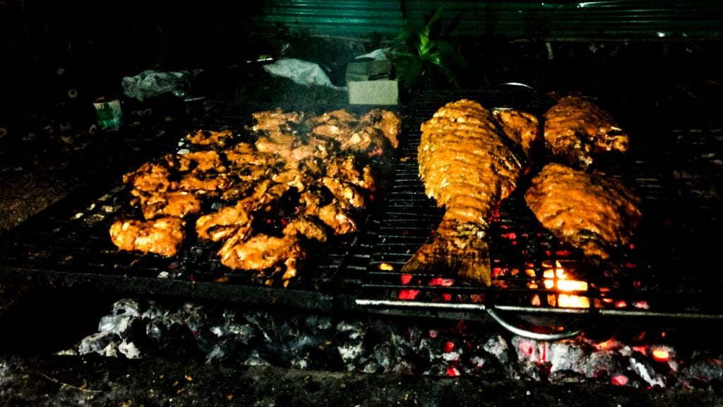 Barbecue party in Saint Martin's Island