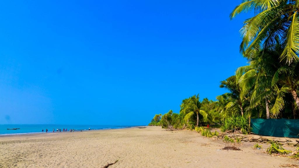 Beach in Saint Martin's Island in Bangladesh