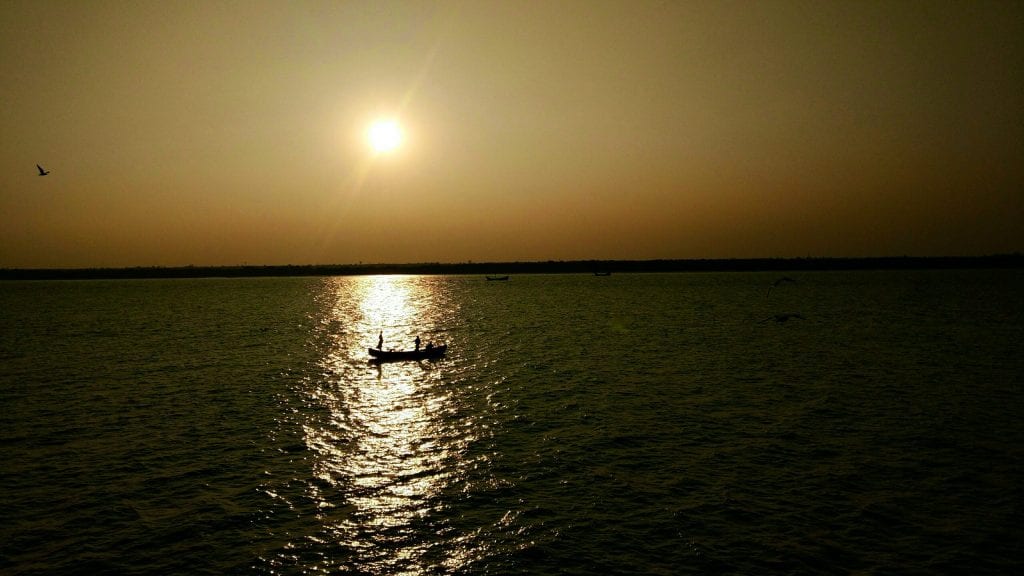 Boat in Naf River