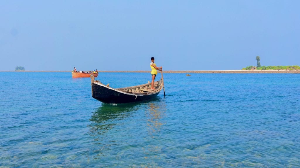 Boat in Saint Martin's Island