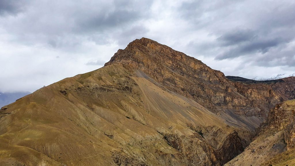 A brown mountain in Spiti valley. 