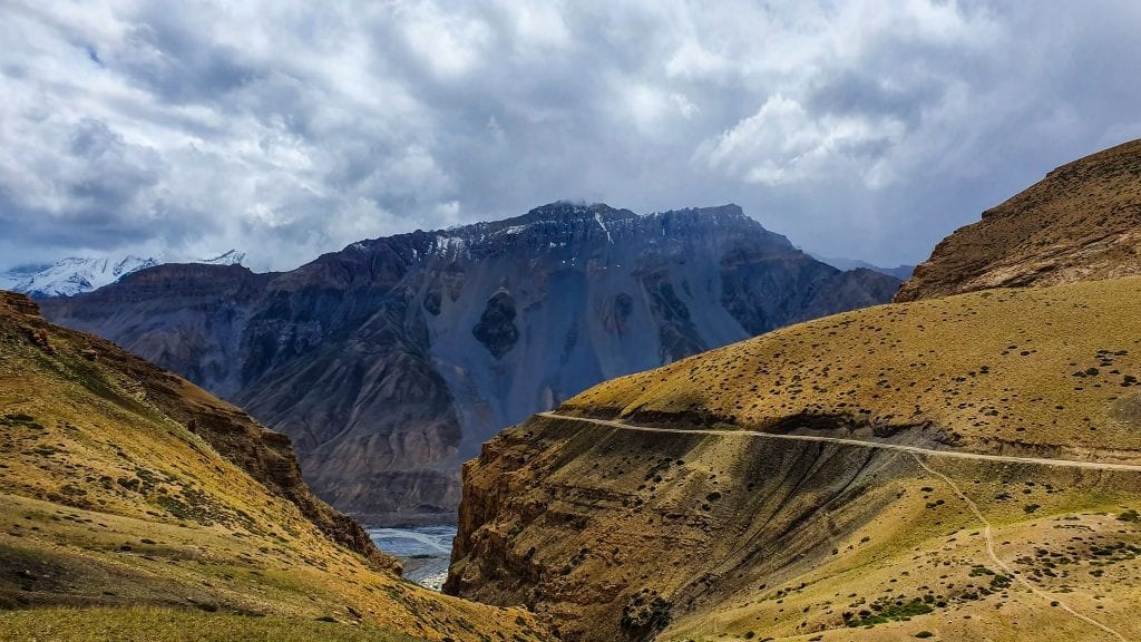 Grand Canyons in Hikkim in Spiti Valley.