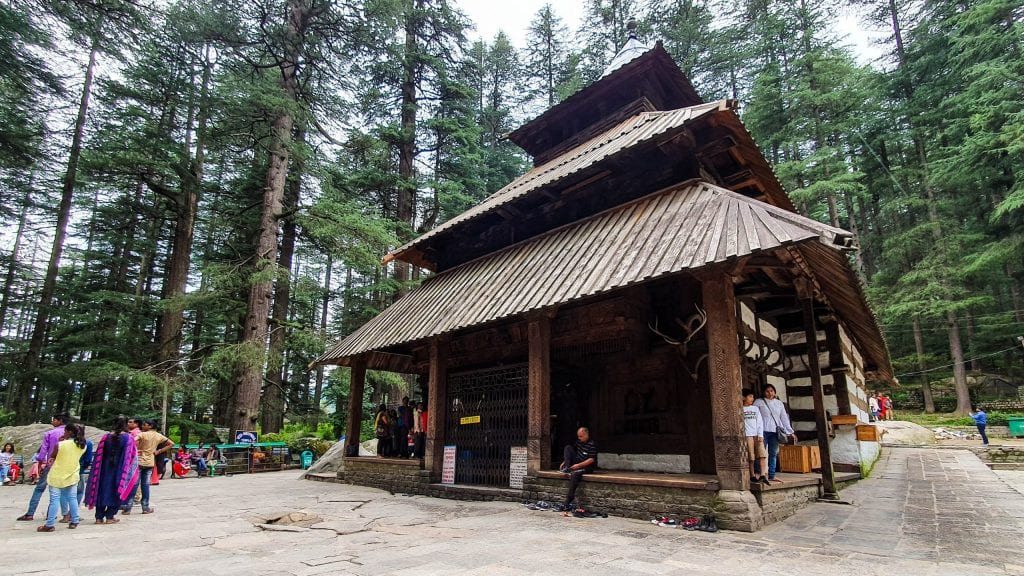 Hadimba Devi Temple in Manali, India. Visit here if you have One Day in Manali. 