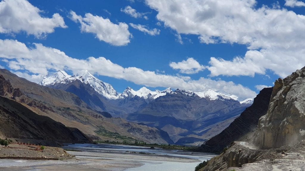 Himalayan Mountain Range in Spiti Valley