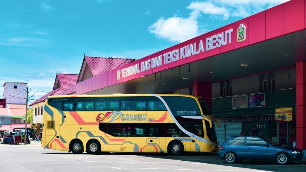 Kuala Besut bus terminal. 