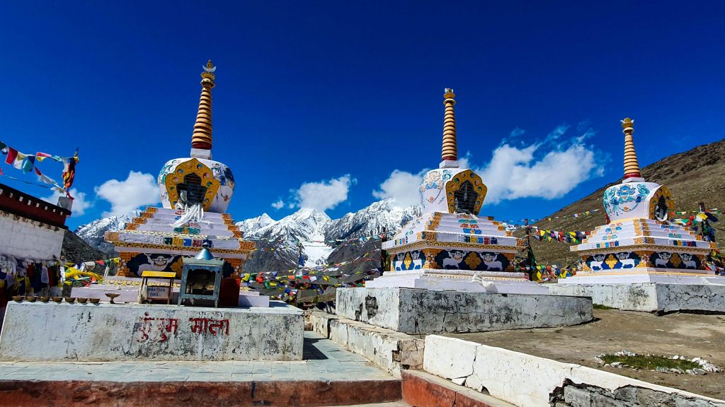 Kunzum Devi Temple in Kunzum pass, Spiti Valley. 