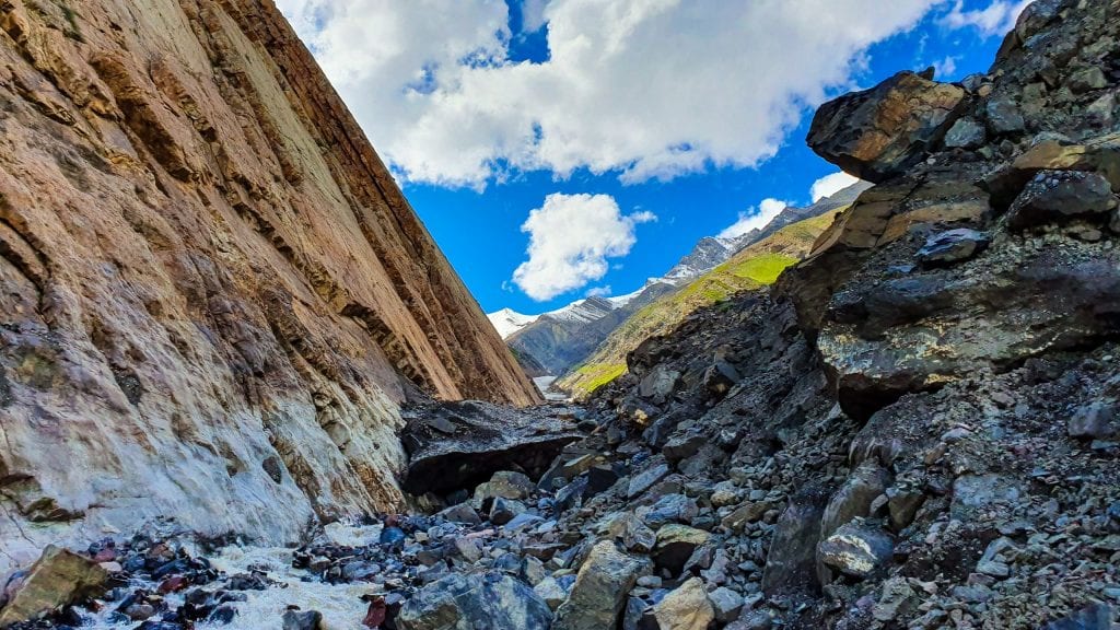 Mountain in Mud Village in Pin Valley