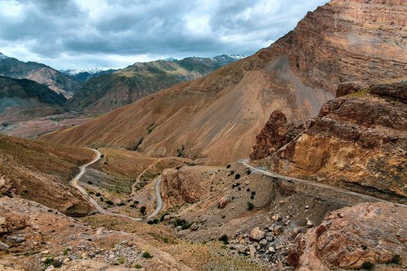 Spiral Road in Spiti Valley