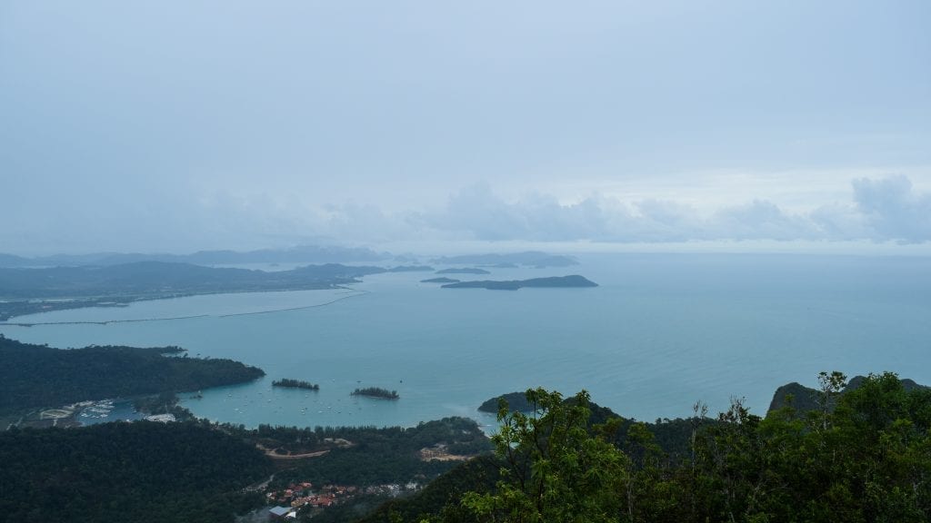 Bird's eye view of Langkawi from Cable Car