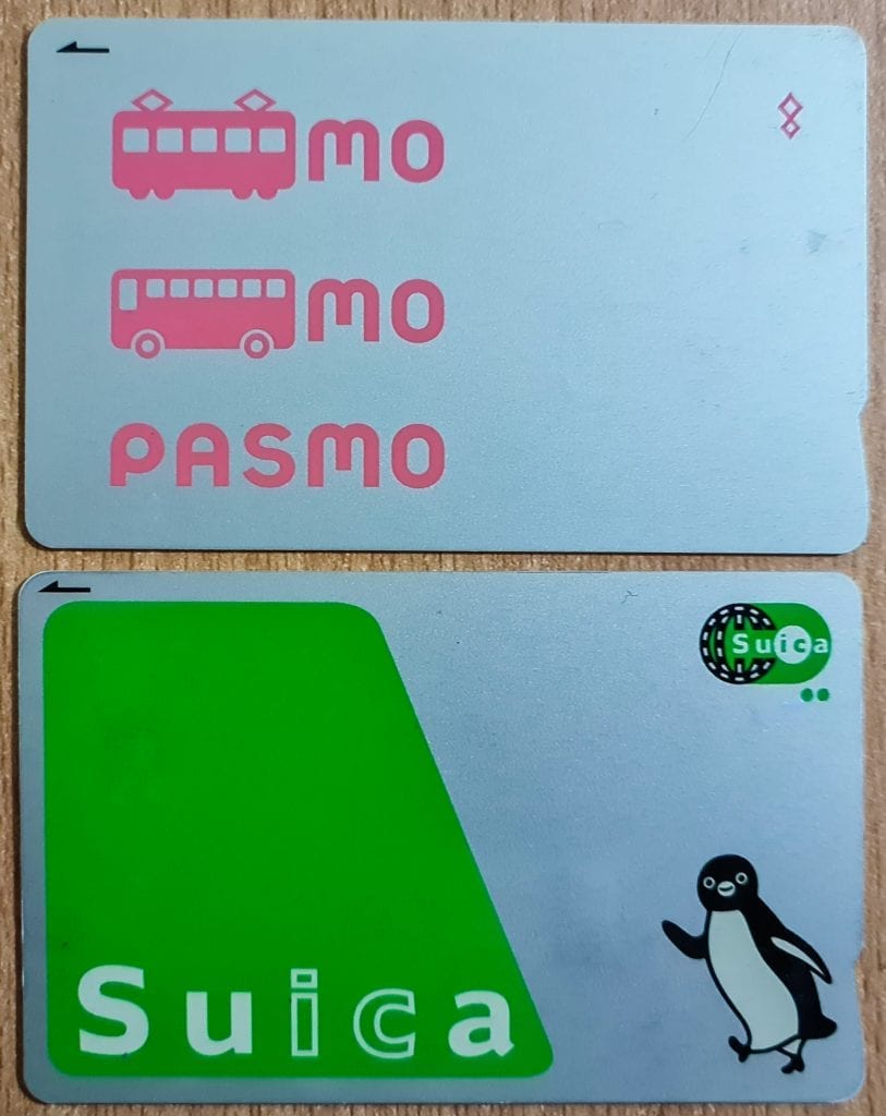 Pasmo and Suica IC Card in Japan