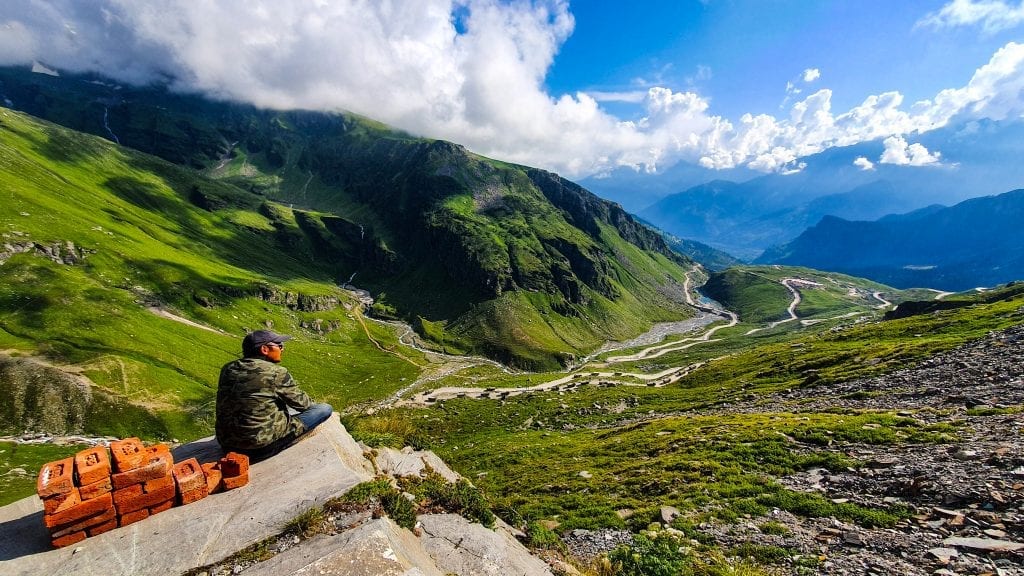 Serpentine Road on Way to Spiti Valley