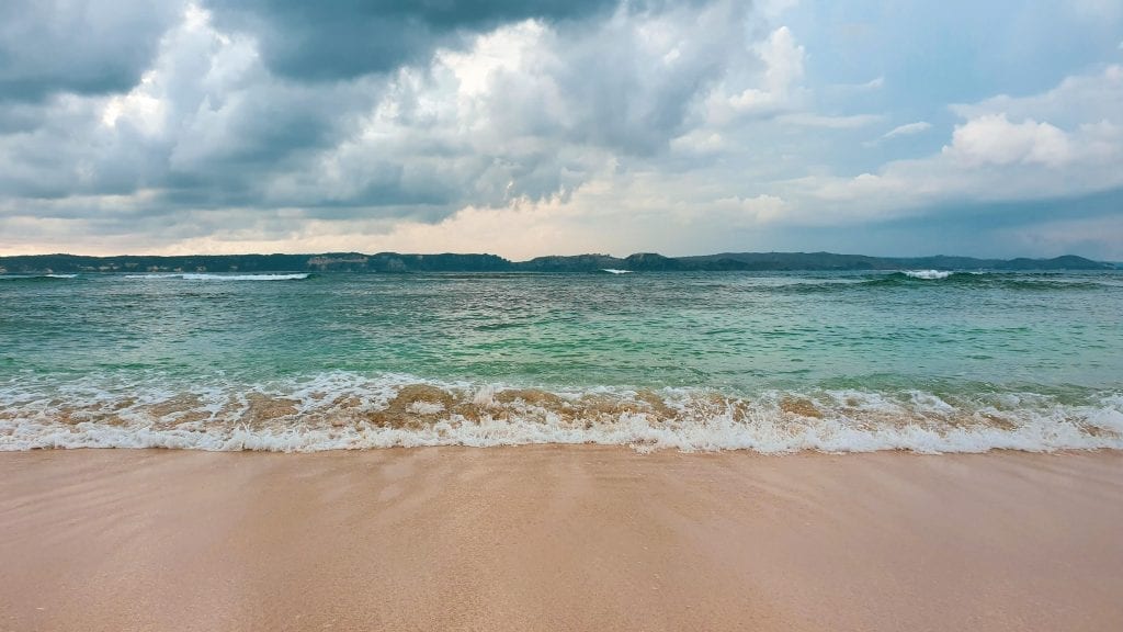 Waves in Paradise beach, Ekas, Lombok