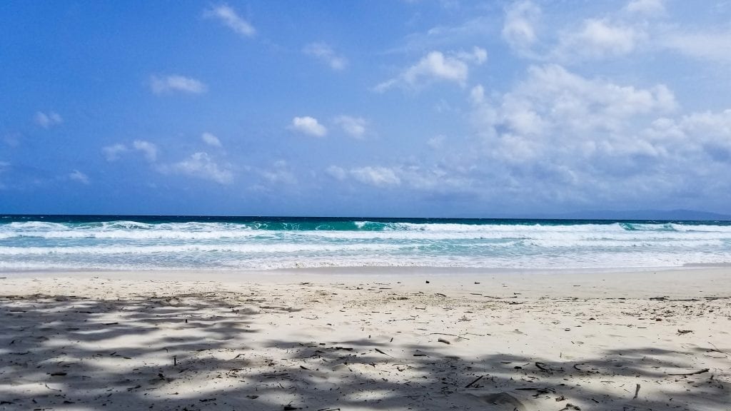 Waves in Radhanagar Beach in Andaman Island