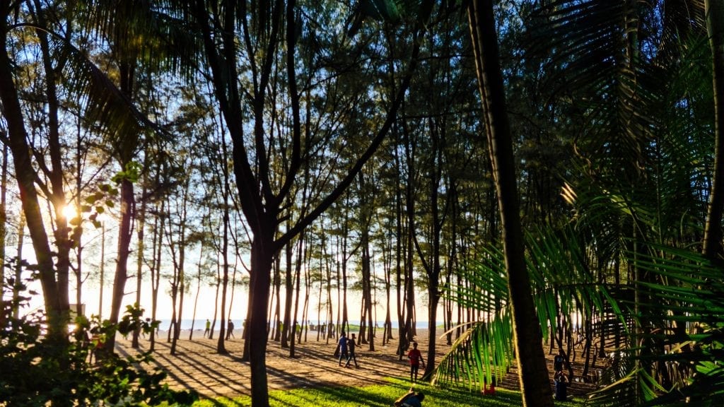 Beach Front View in Cox's Bazar