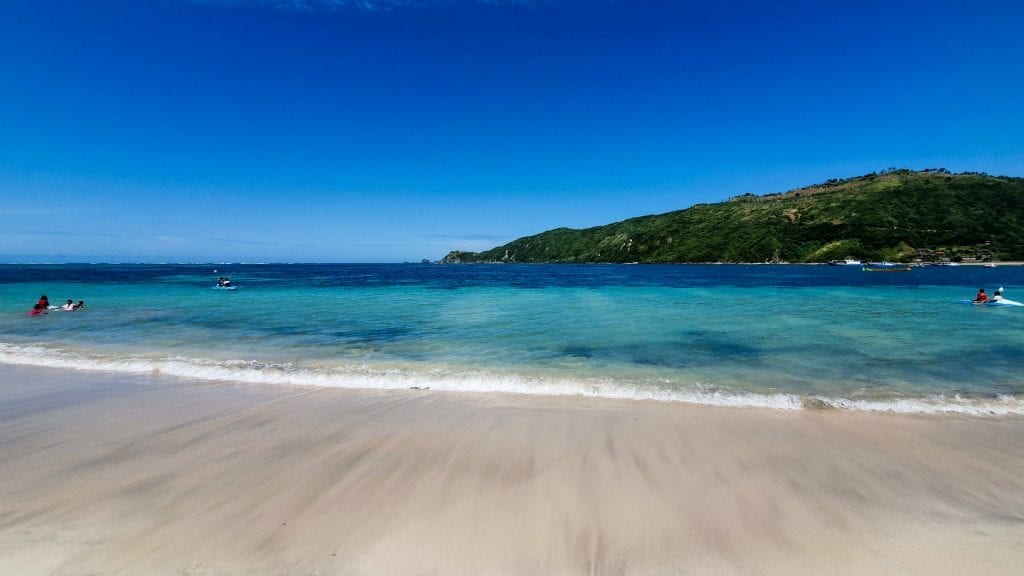 Water of Kuta Beach Lombok