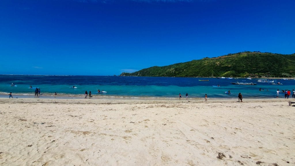 Kuta beach is one of the most accessible beaches in Kuta Lombok