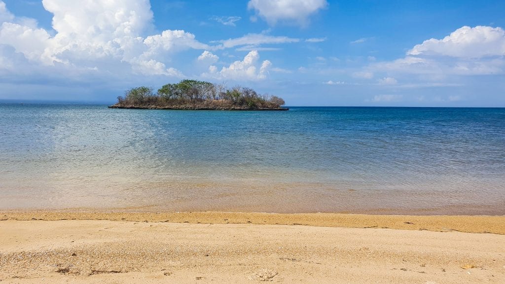 Pink beach in Ekas, Lombok