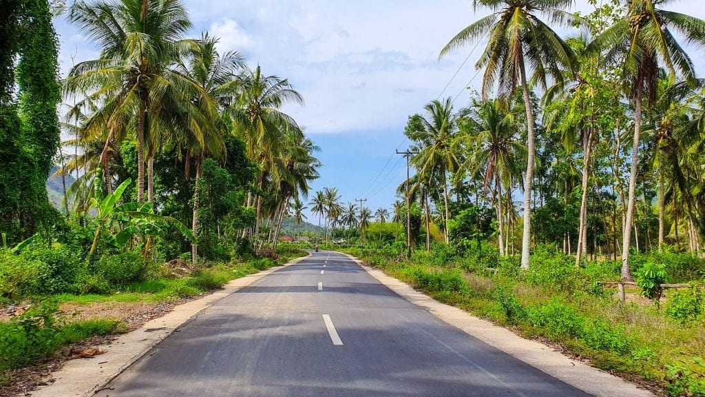 Plain Road in Sekotong