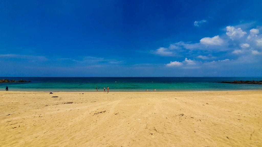 Beautiful Ocean in Phra Ae Beach on Koh Lanta