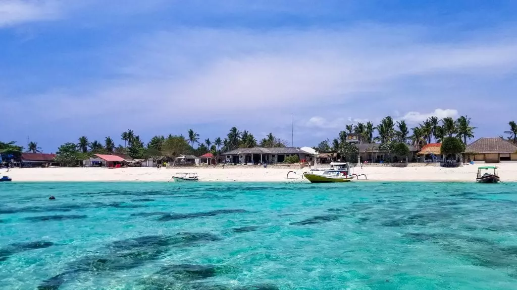 First Glimpse of Nusa Lembongan